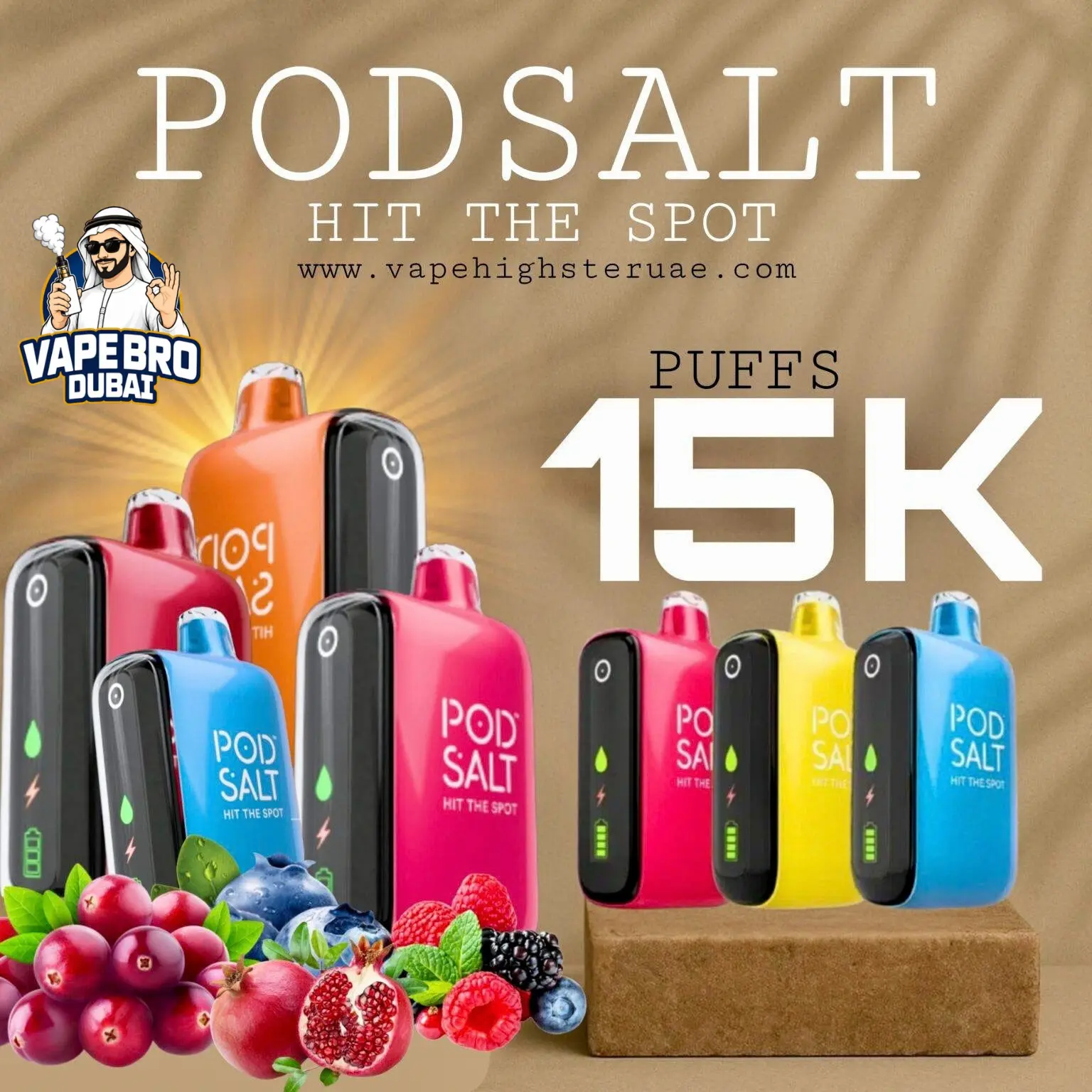 Pod Salt 15000 Puffs Disposable Vape 20mg Dubai | Order Now Pod Salt 15000 Puffs disposable dubai