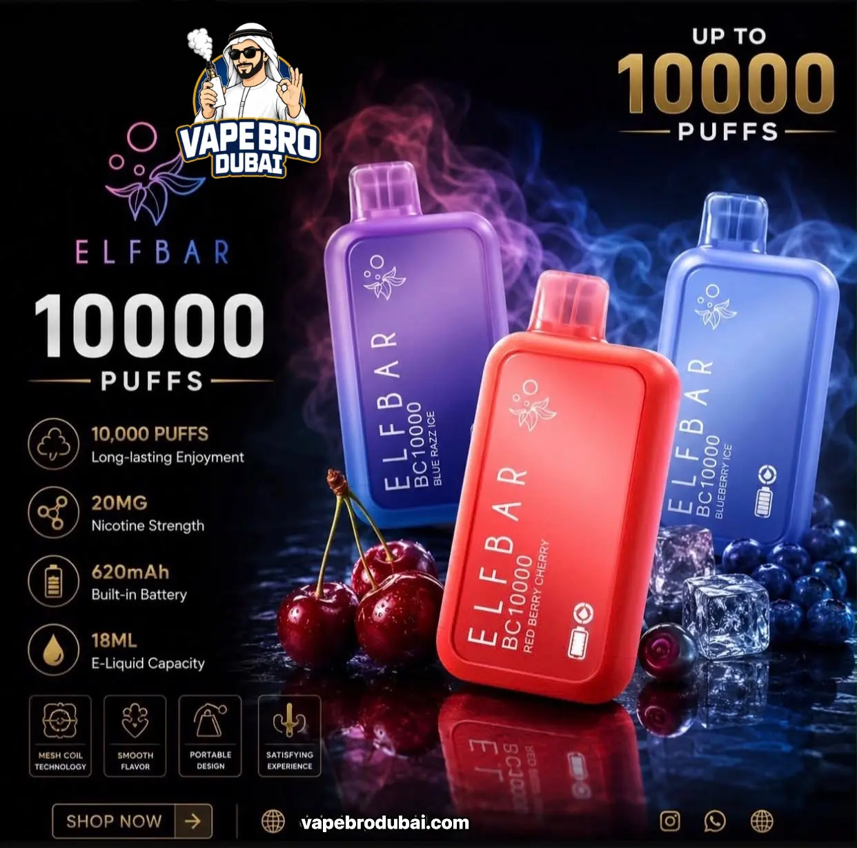 ELFBAR BC10000 Puffs Vape in dubai