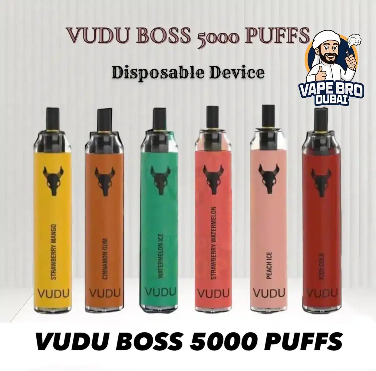 VUDU BOSS 5000 Puffs VUDU BOSS 5000 Puffs 50MG Disposable Vape