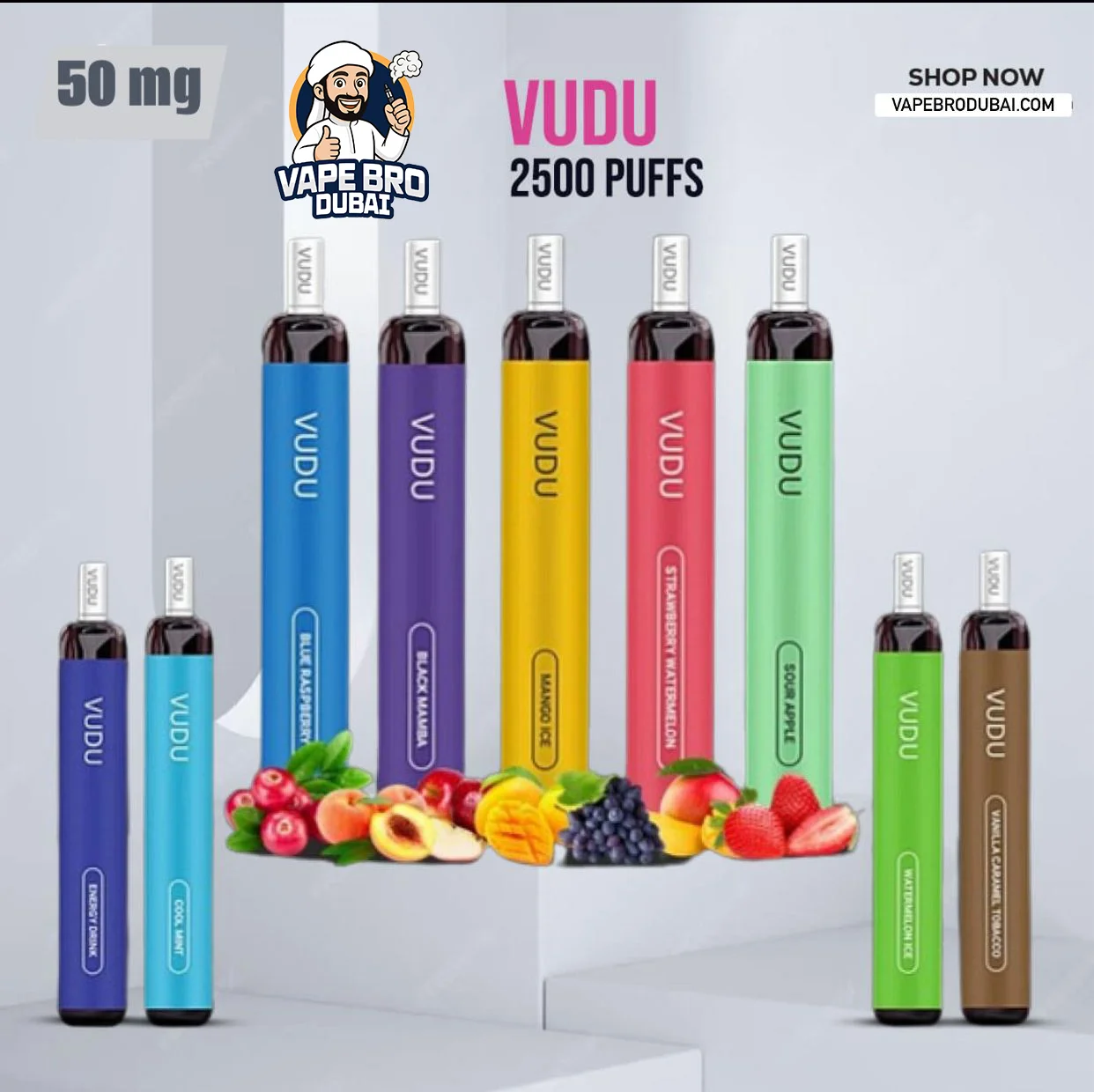 VUDU Filter 2500 Puffs Disposable Vape Dubai