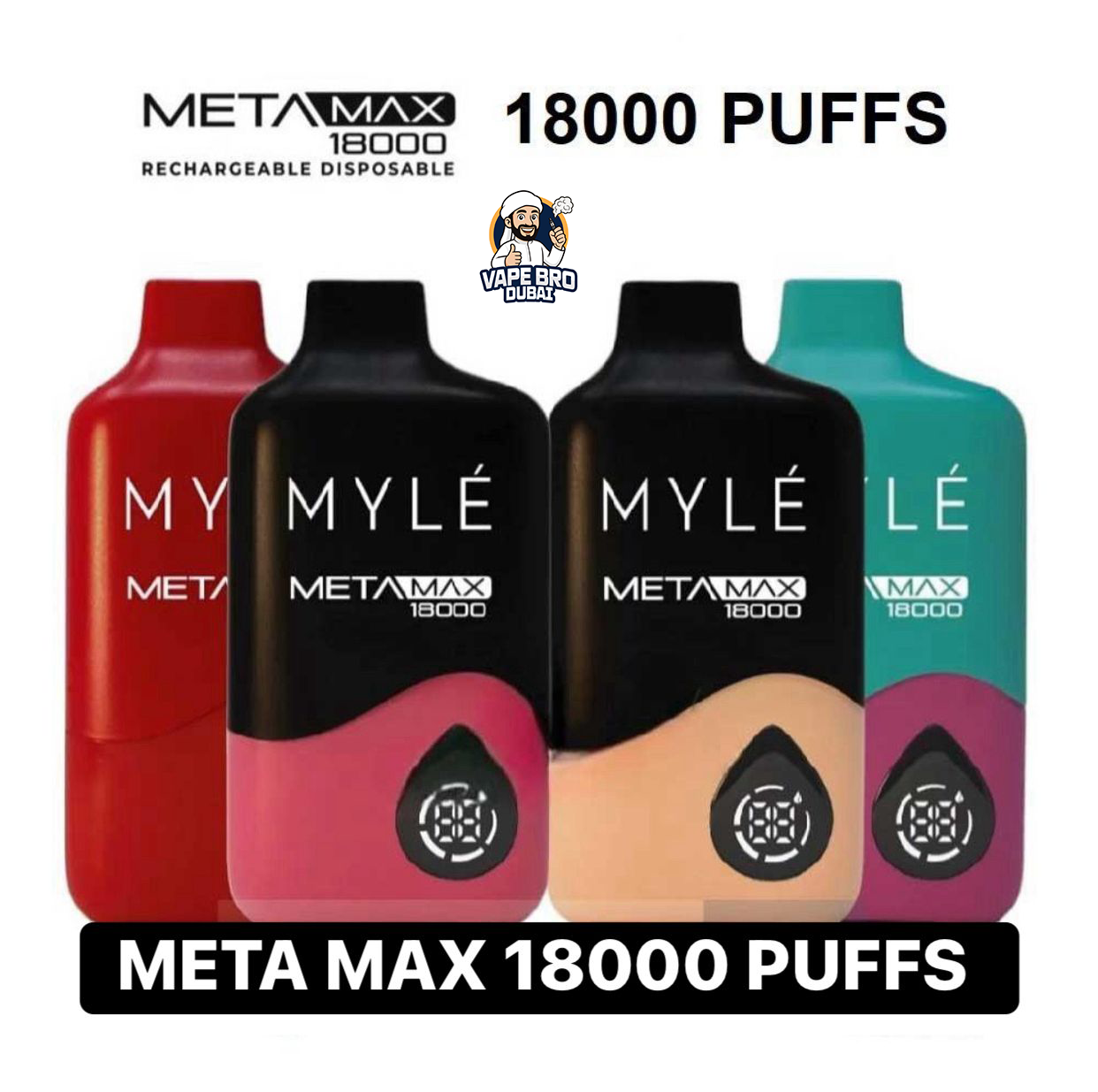 MYLE Meta Max 18000 Puffs