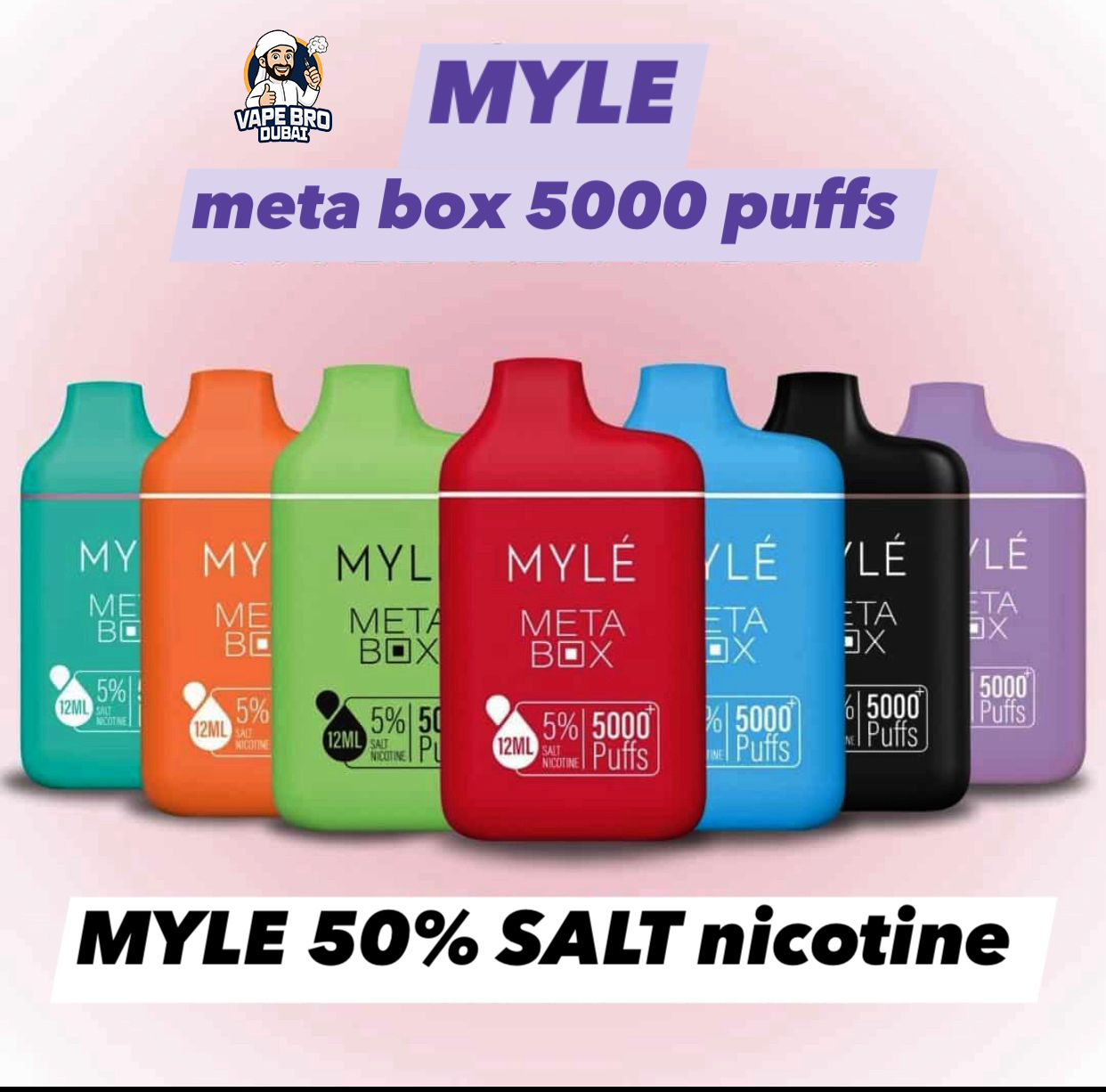 MYLE Meta Box 5000 Puffs