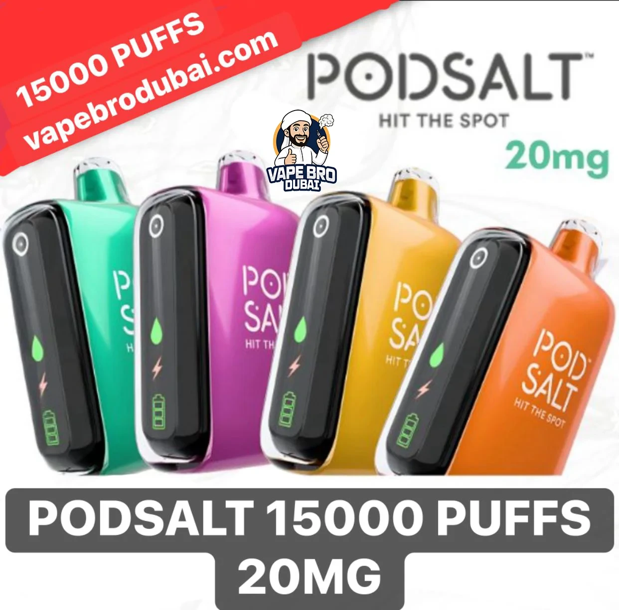 Pod Salt 15000 Puffs 20mg - Fast Delivery in Dubai Pod Salt 15000 Puffs 20mg