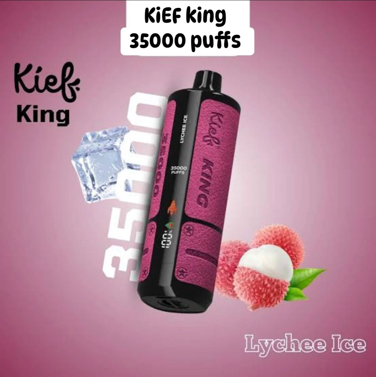 KIEF King 35000 Puffs 3MG Disposable Vape Dubai | Buy Now KIEF King 35000 Puffs Disposable Vape in dubai