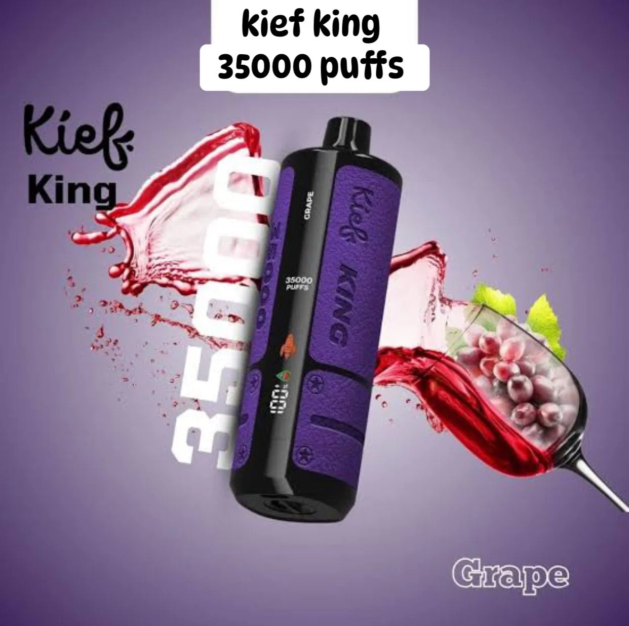 KIEF King 35000 Puffs 3MG Disposable Vape Dubai | Buy Now KIEF King 35000 Puffs Disposable Vape in dubai