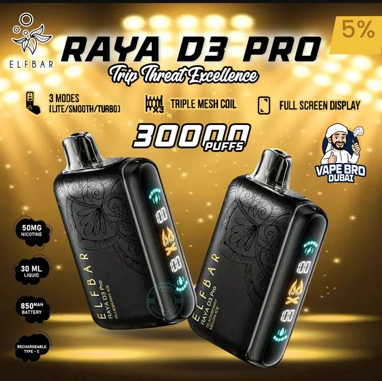 Elfbar Raya D3 Pro 30000 Puffs Elfbar Raya D3 Pro 30000 Puffs
