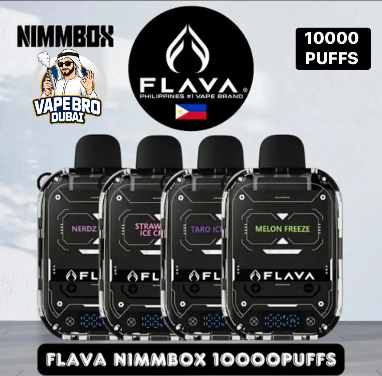 Flava Nimmbox 10000 Puffs 30mg Disposable Vape Dubai