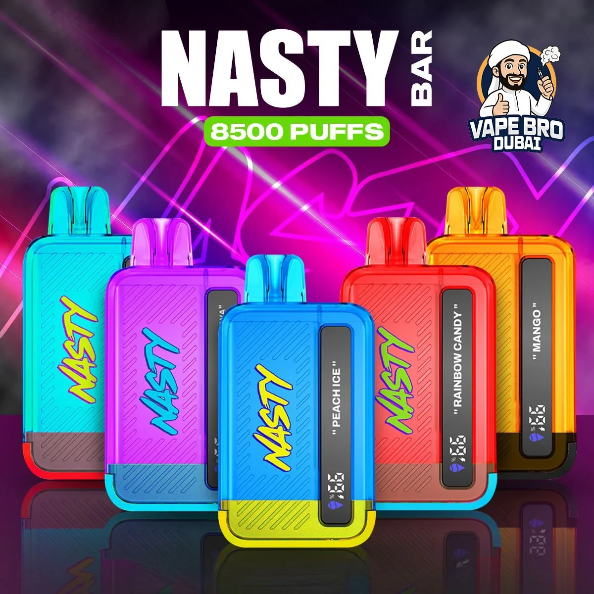 Top 10 Disposable Vapes 2026: Best for Flavor & Performance 8 Nasty Bar 8500 DX8 5i 2% disposable Vape