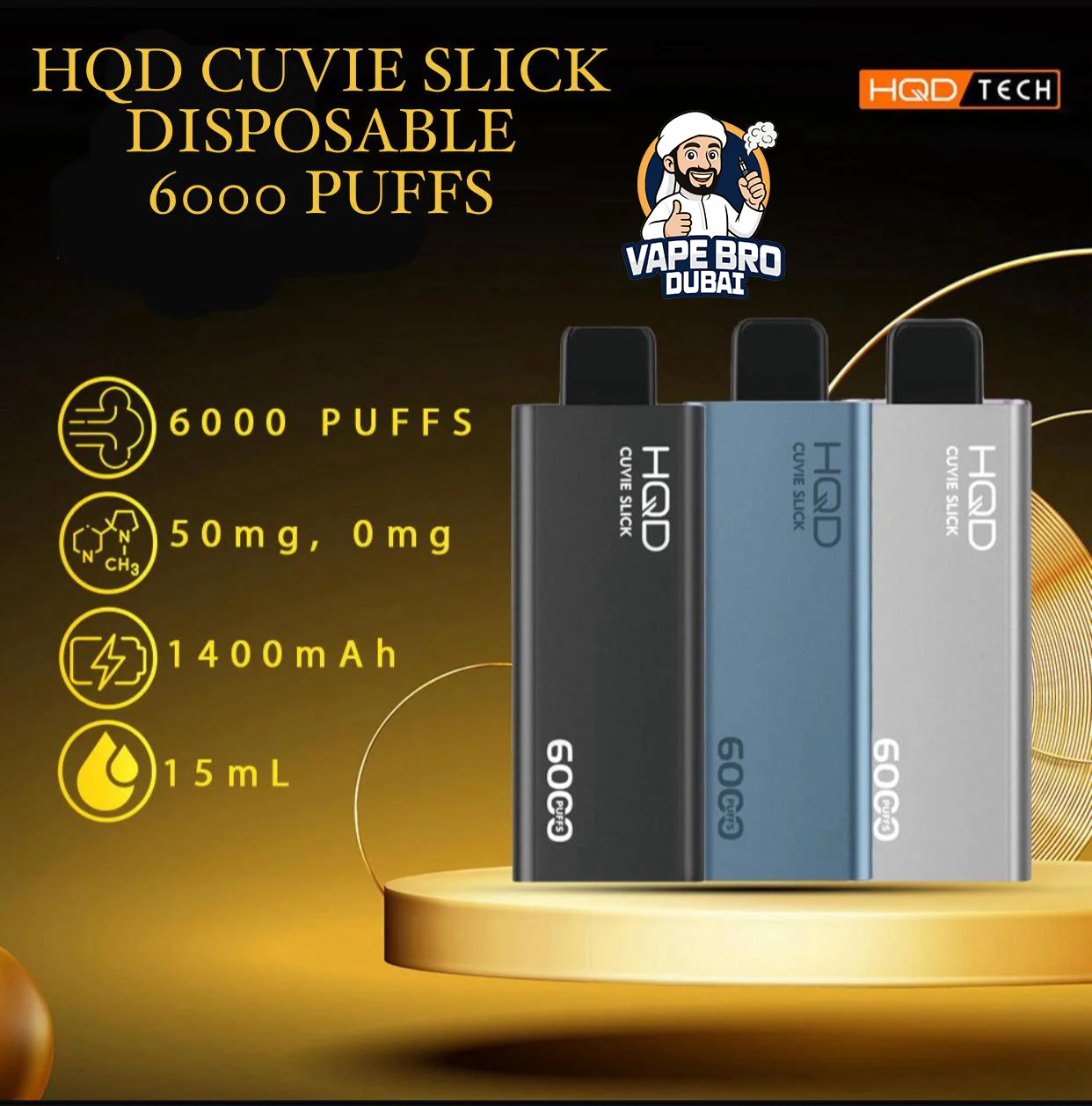 HQD Cuvie Slick 6000 Puffs HQD Cuvie Slick 6000 Puffs
