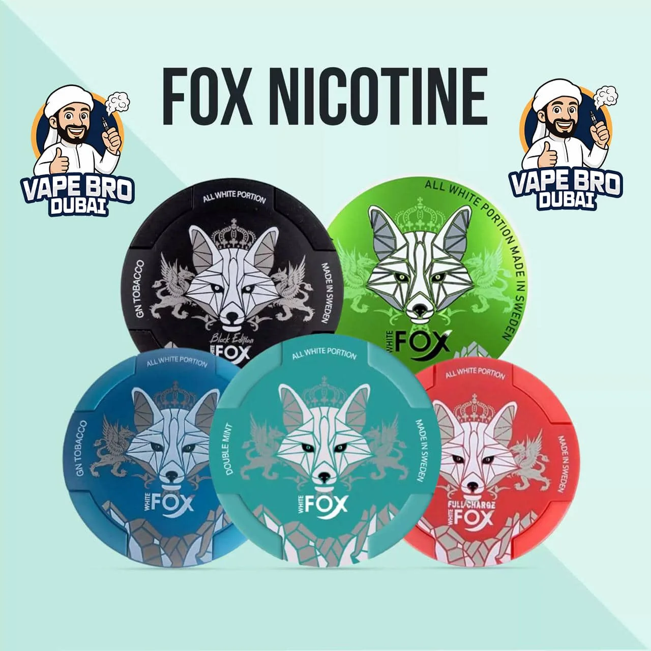 Buy White Fox Nicotine Pouches in dubai