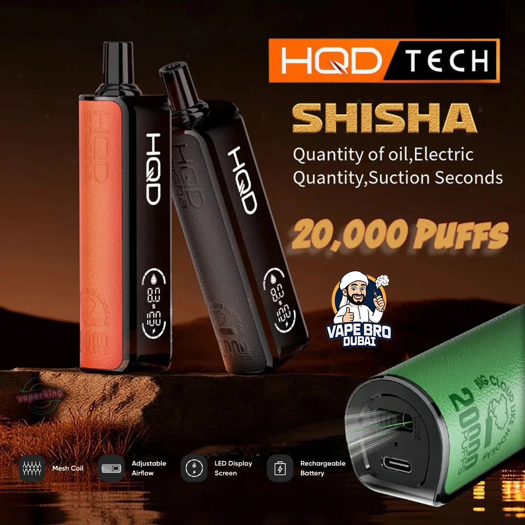 HQD Shisha 20000 Puffs Disposable Vape 20mg HQD Shisha 20000 Puffs