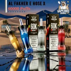 Al Fakher Crown Bar E Hose X 60000 Puffs Dubai | Order Now