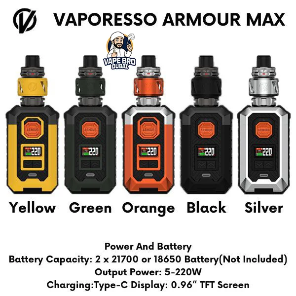 VAPORESSO Armour Max 220W Pod Mod VAPORESSO Armour Max 220W Pod Mod