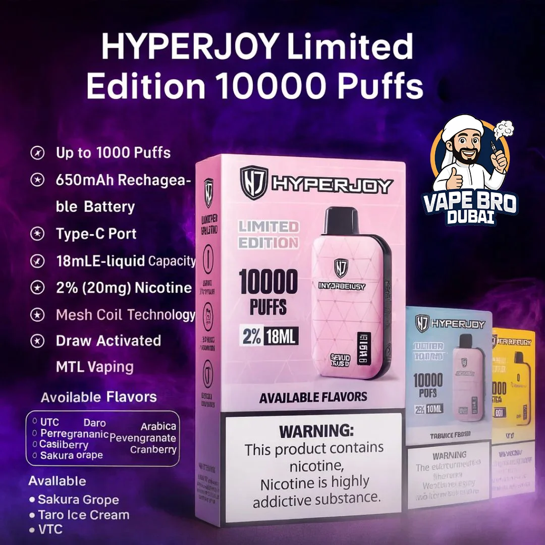 Hyperjoy 10000 Puffs Disposable Vape Hyperjoy 10000 Puffs Disposable Vape