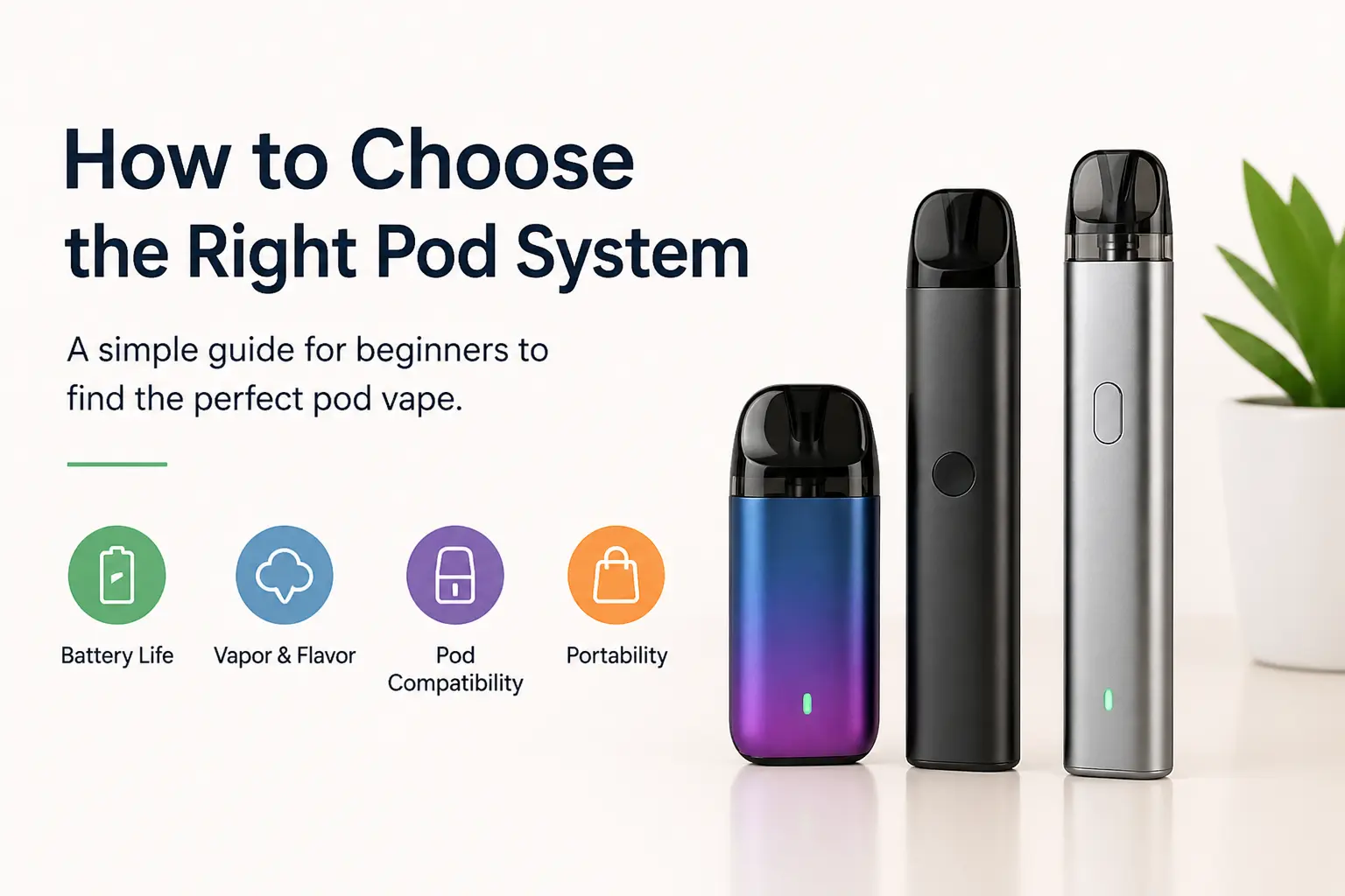 How to Choose the Right Pod System in Dubai for Beginners 1 Choose the Right Pod System