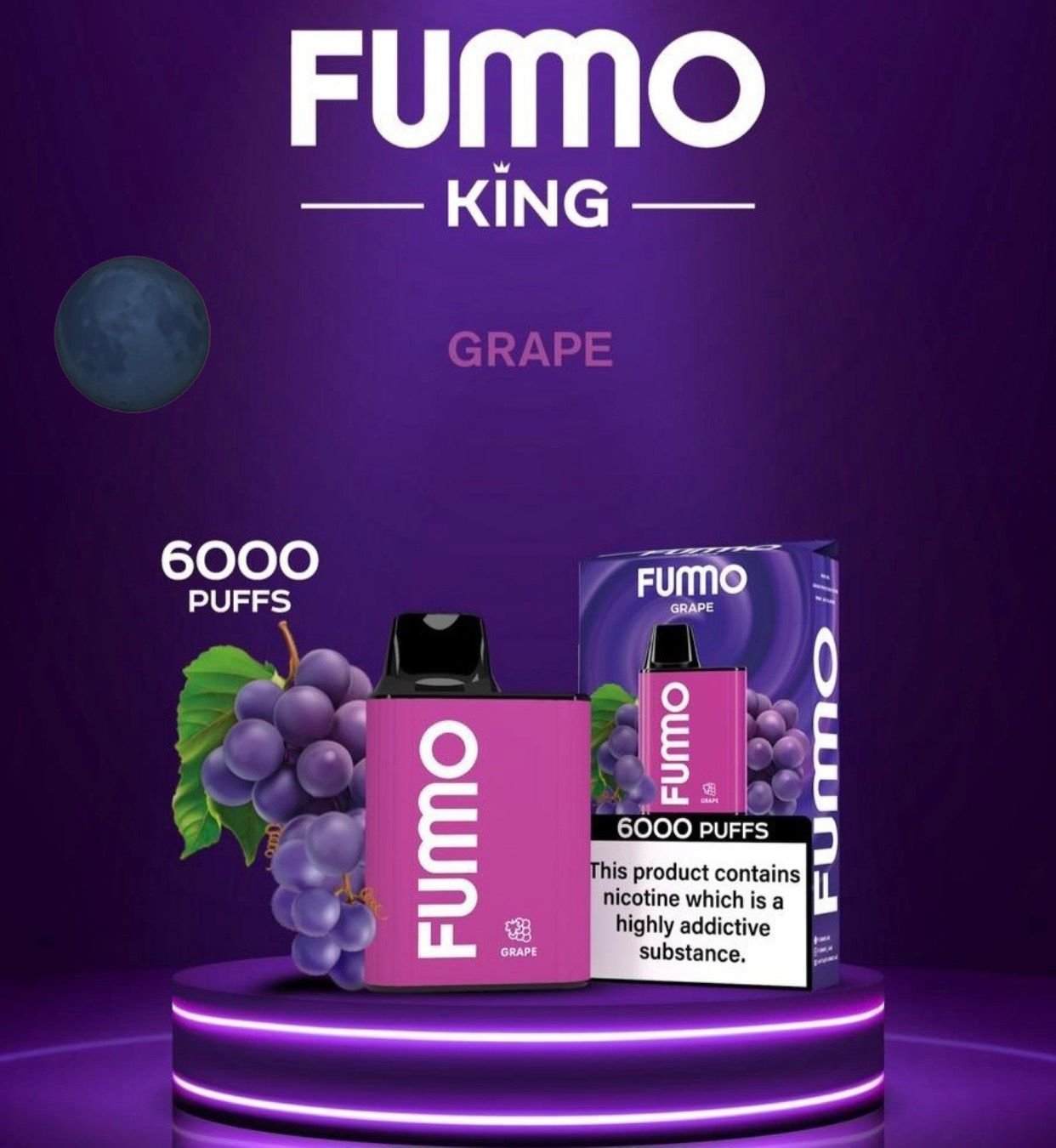 Fumo King 6000 Puffs vape with 650mAh battery3 Fumo King 6000 Puffs vape with 650mAh battery