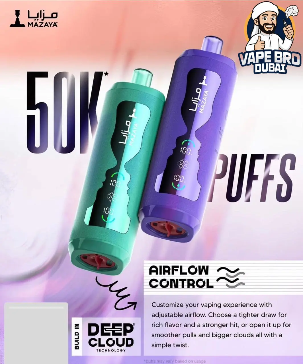 Order Mazaya Cloud AURA Disposable 50000 Puffs 6mg Dubai mazaya cloud aura 50000 puffs 6mg dubai