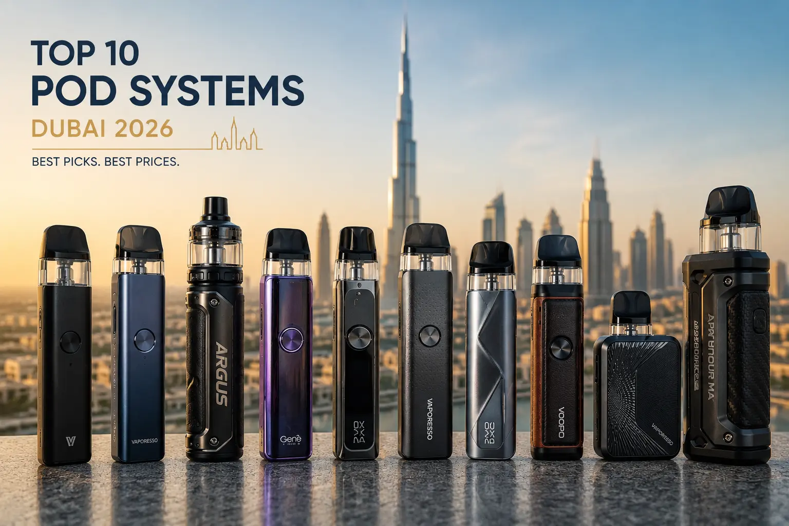 Top 10 Best Pod Systems in Dubai 2026 Guide