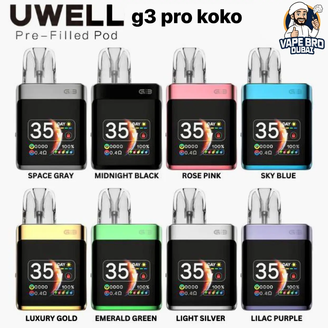 Uwell Caliburn G3 Pro KOKO Pod Kit