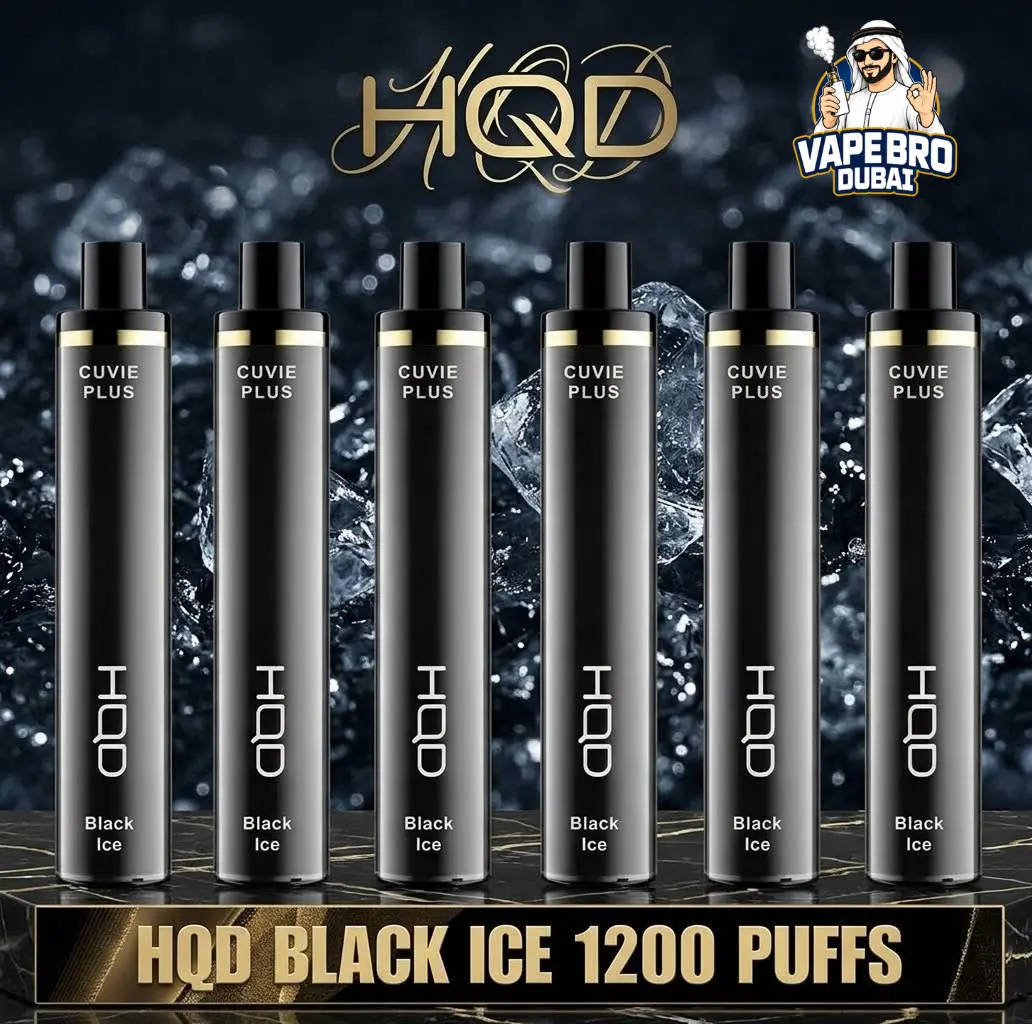 HQD Cuvie Plus Black Ice 1200 Puffs in dubai