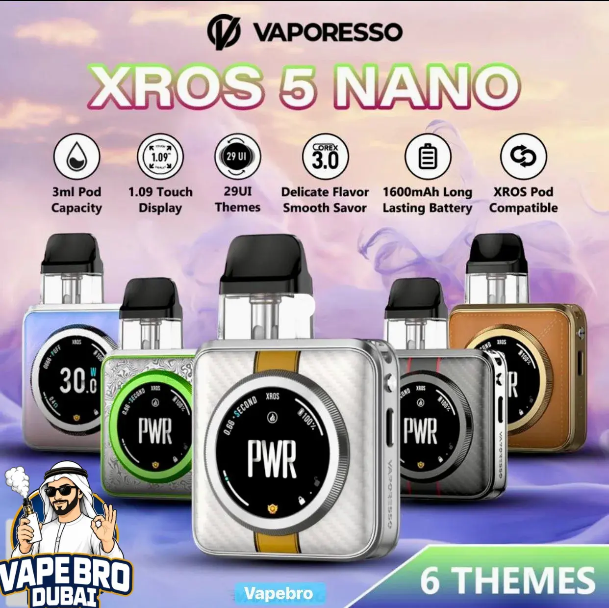 Vaporesso XROS 5 Nano Vape Kit 30W
