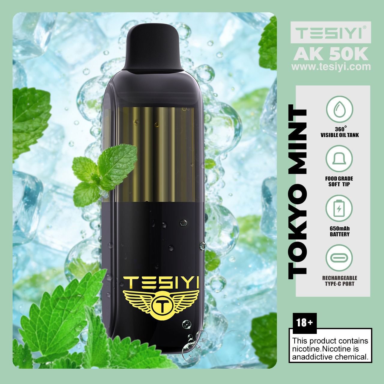 TESIYI AK 50000 Puffs 50mg Vape Dubai | Fast Delivery UAE TESIYI AK 50000 Puffs 50mg Vape Dubai