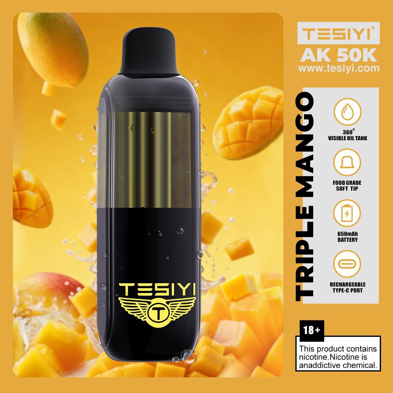 TESIYI AK 50000 Puffs 50mg Vape Dubai | Fast Delivery UAE TESIYI AK 50000 Puffs 50mg Vape Dubai