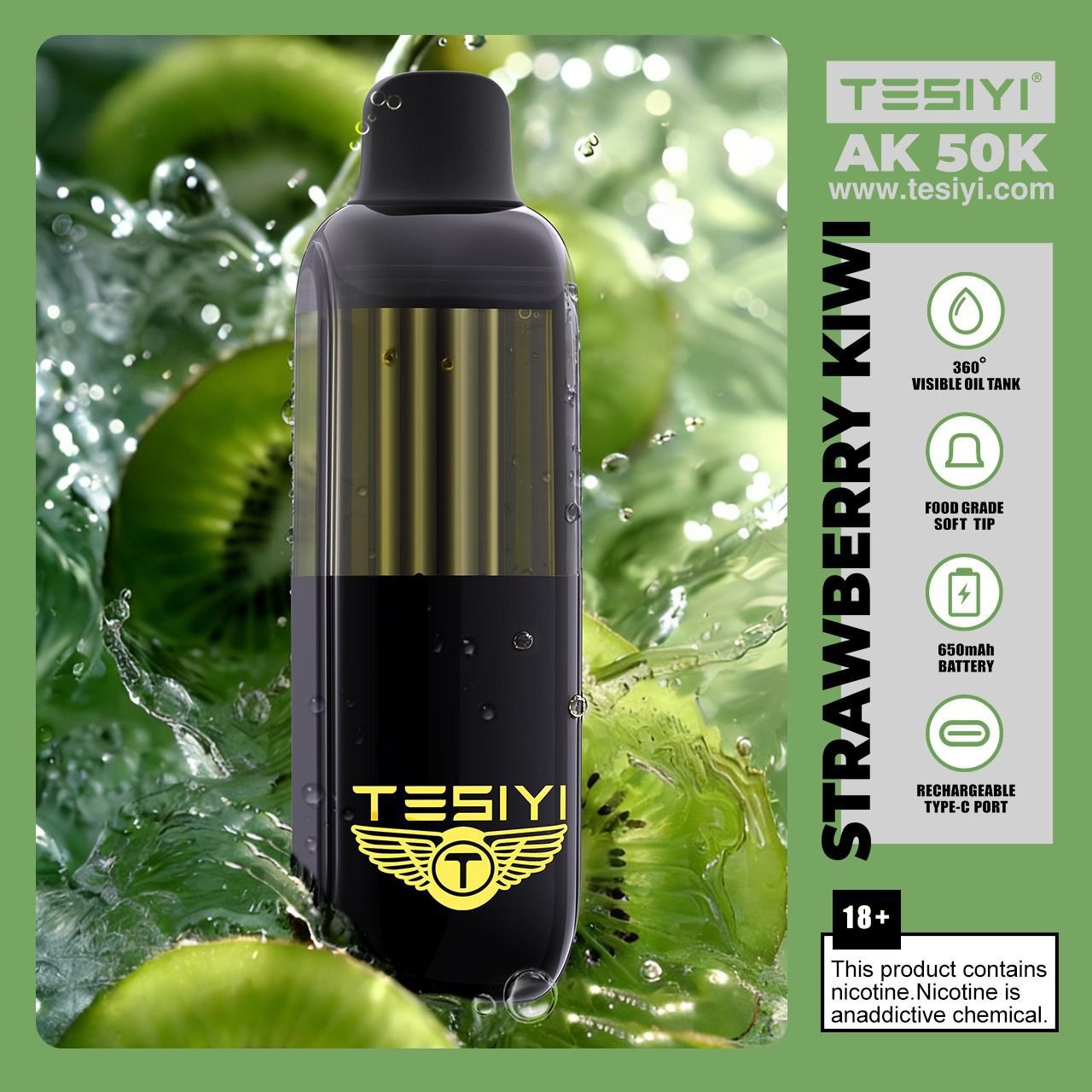 TESIYI AK 50000 Puffs 50mg Vape Dubai | Fast Delivery UAE TESIYI AK 50000 Puffs 50mg Vape Dubai