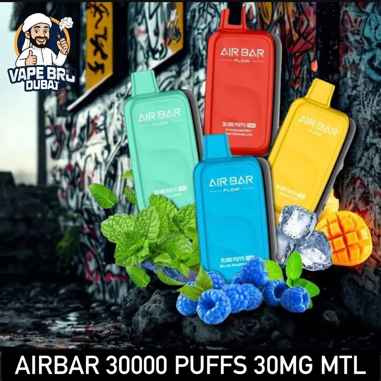 AIRBAR Flow 30000 Puffs 20mg