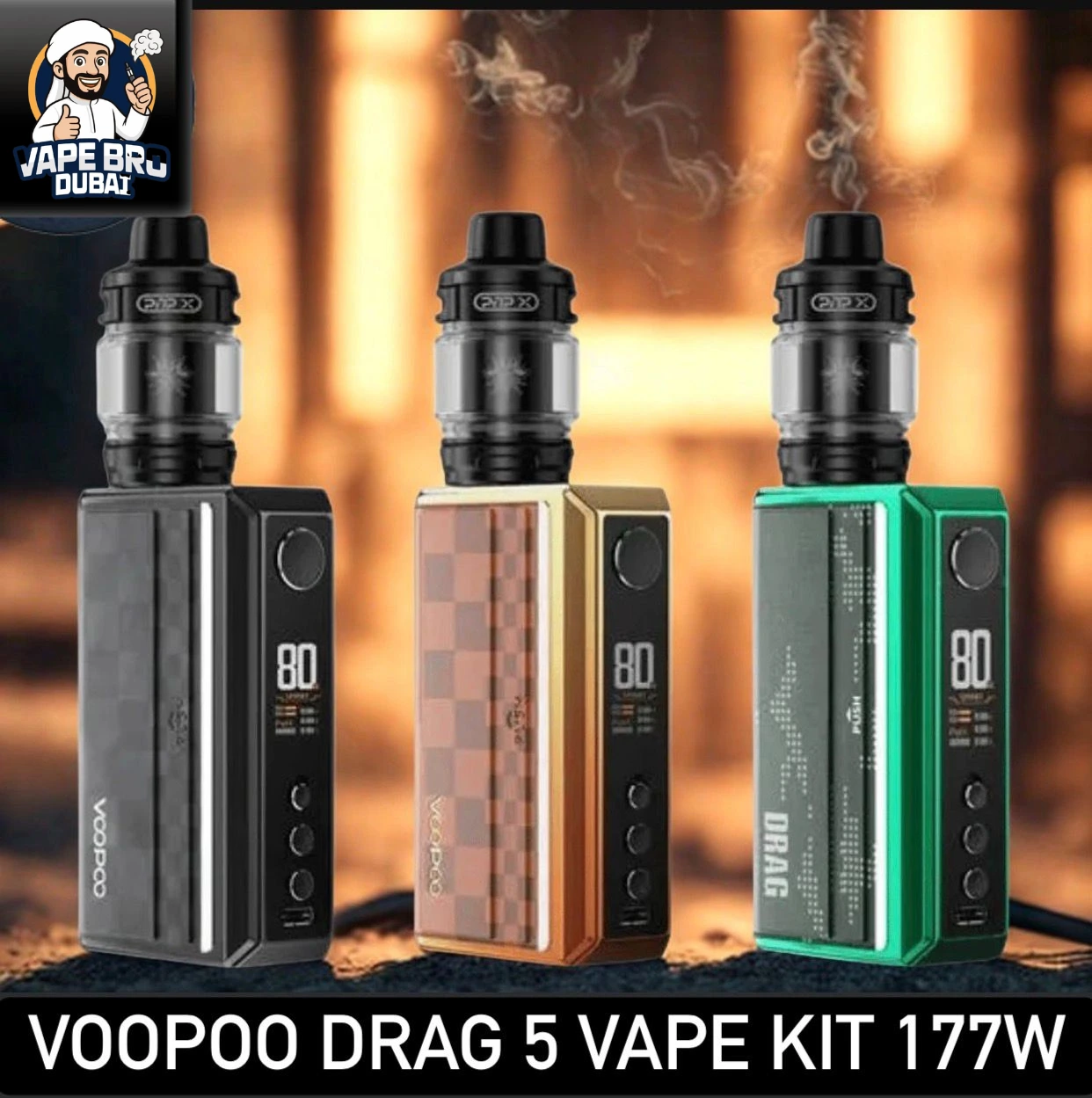 VOOPOO Drag 5 Vape Kit 177W Dubai | Best Price 1 VOOPOO Drag 5 Vape Kit 177W