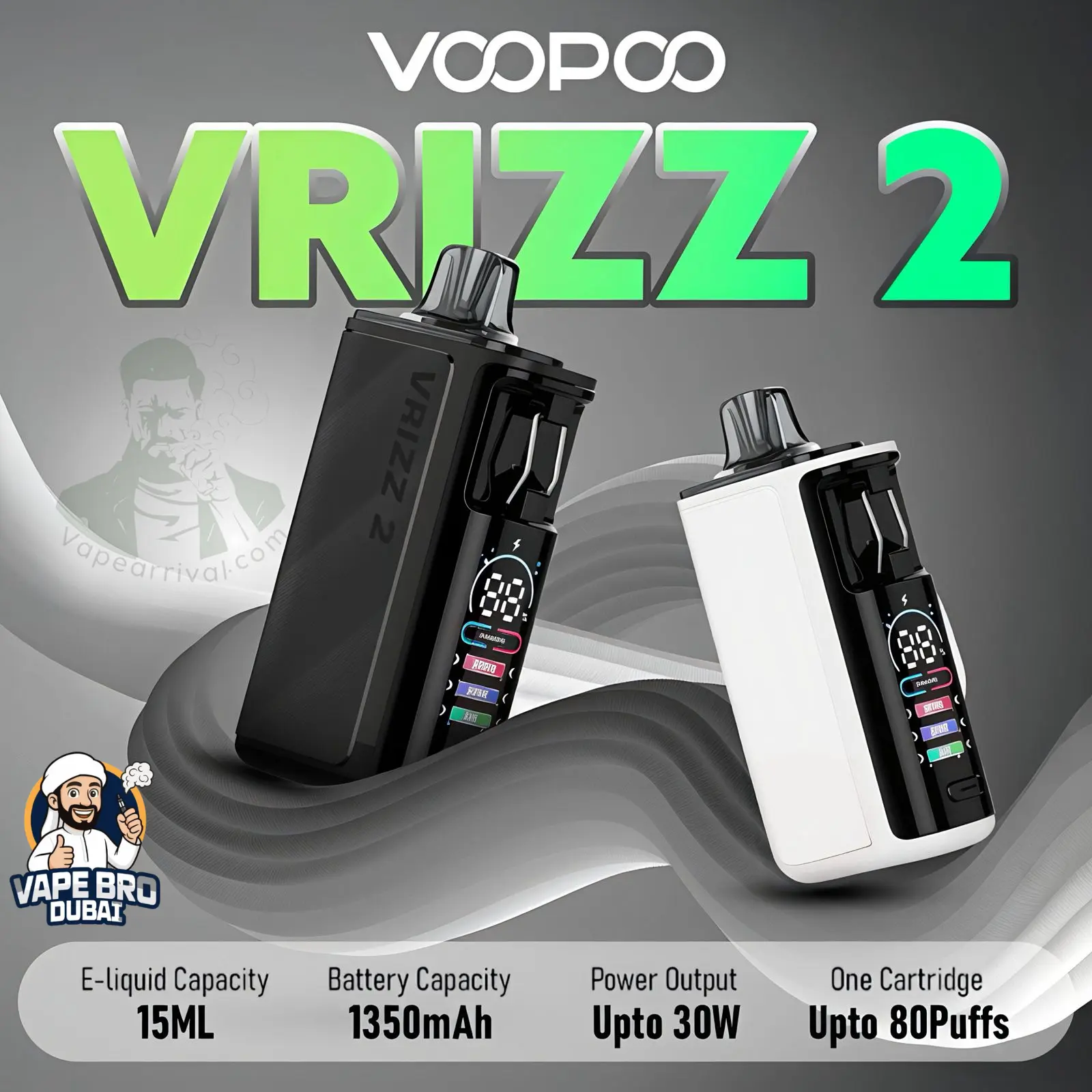 VooPoo Vrizz 2 Pod Kit 30W 1350mAh 15ml