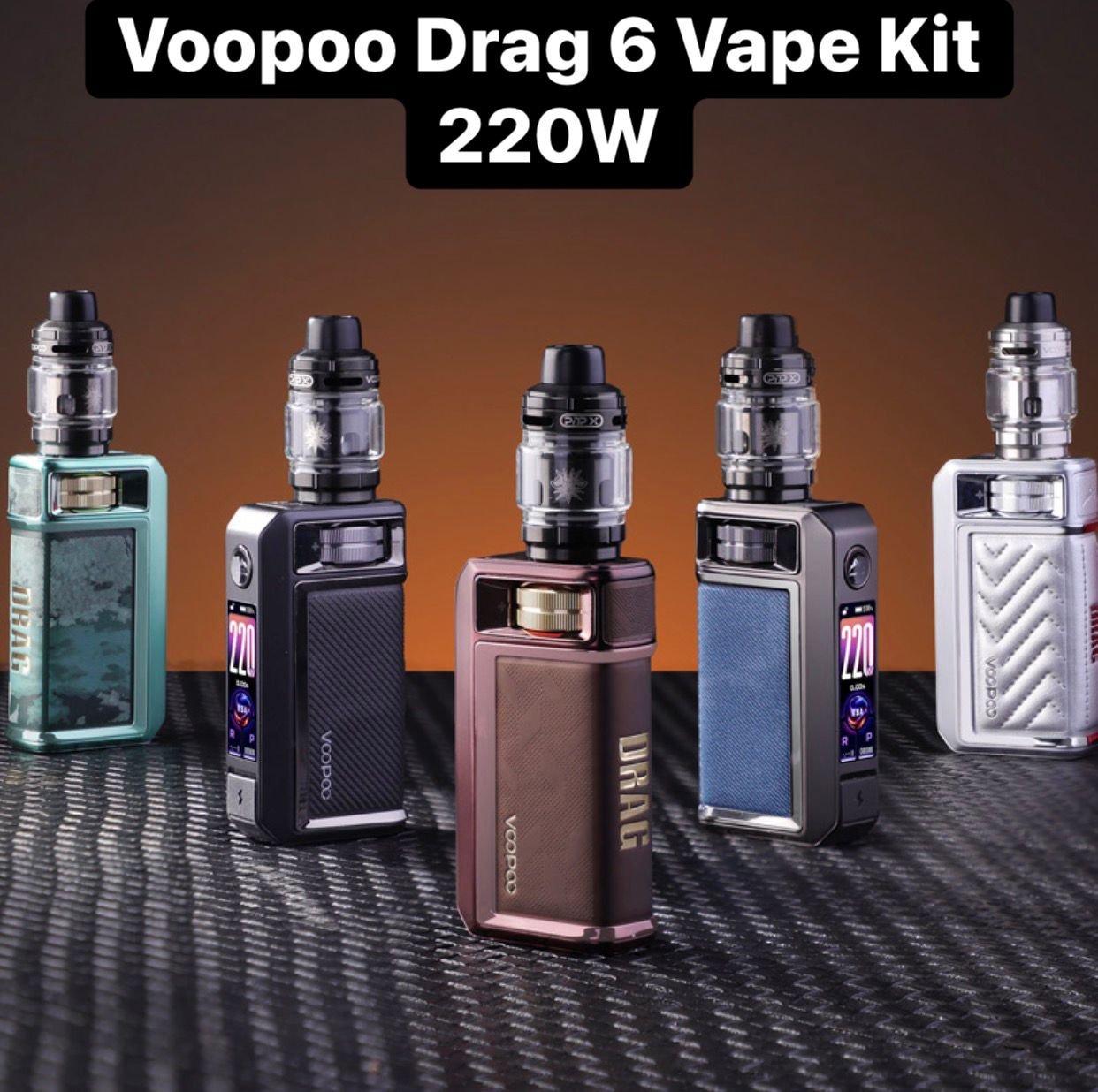 VOOPOO Drag 6 Vape Kit 220W Dubai | 4400mAh Battery 1 VOOPOO Drag 6 Vape Kit 220W