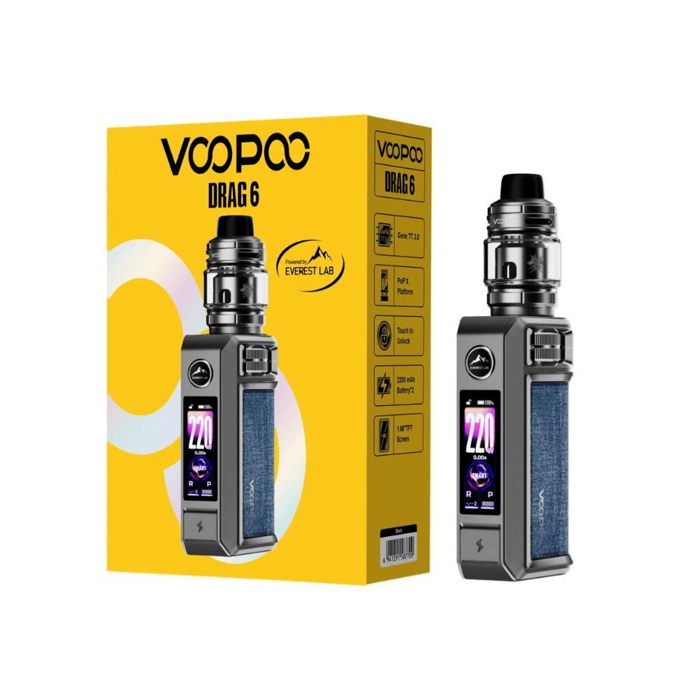 VOOPOO Drag 6 Vape Kit 220W Dubai | 4400mAh Battery VOOPOO Drag 6 Vape Kit 220W