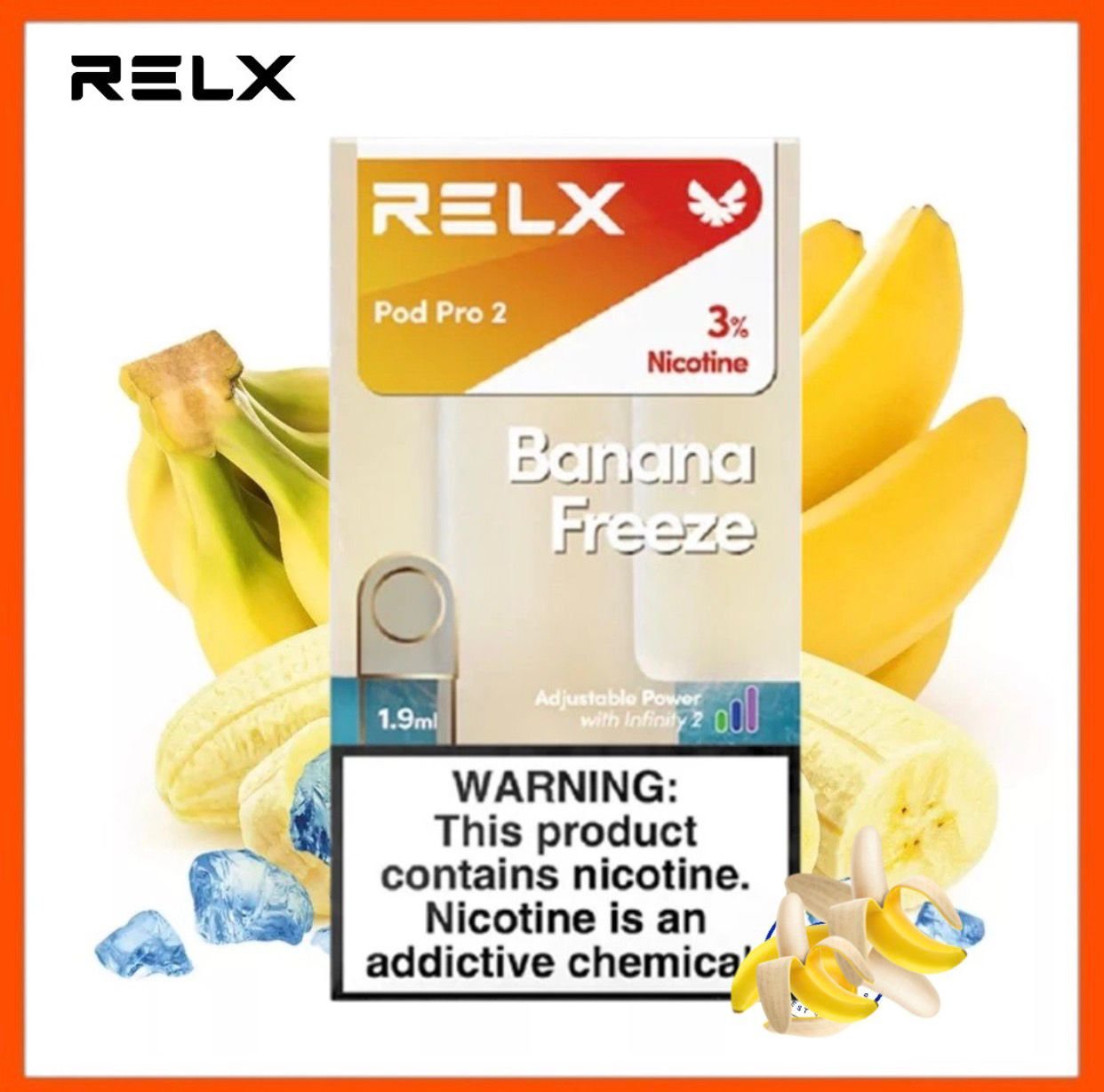 RELX Pod Pro 2 Replacement Cartridge – 1 Piece Per Pack RELX Pod Pro 2 Replacement Cartridge