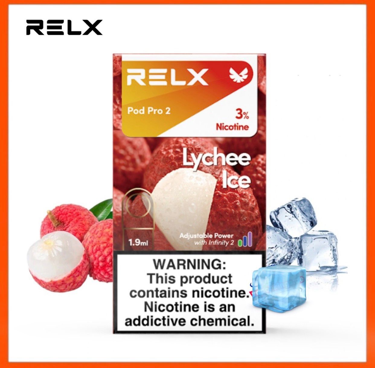 RELX Pod Pro 2 Replacement Cartridge – 1 Piece Per Pack RELX Pod Pro 2 Replacement Cartridge
