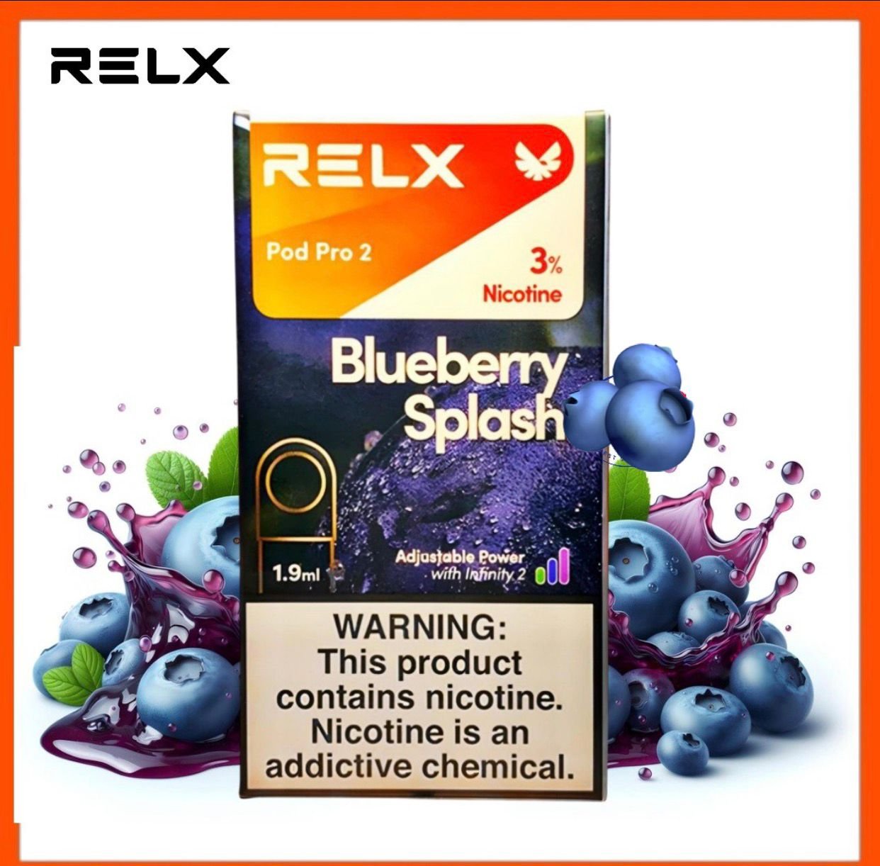 RELX Pod Pro 2 Replacement Cartridge – 1 Piece Per Pack RELX Pod Pro 2 Replacement Cartridge