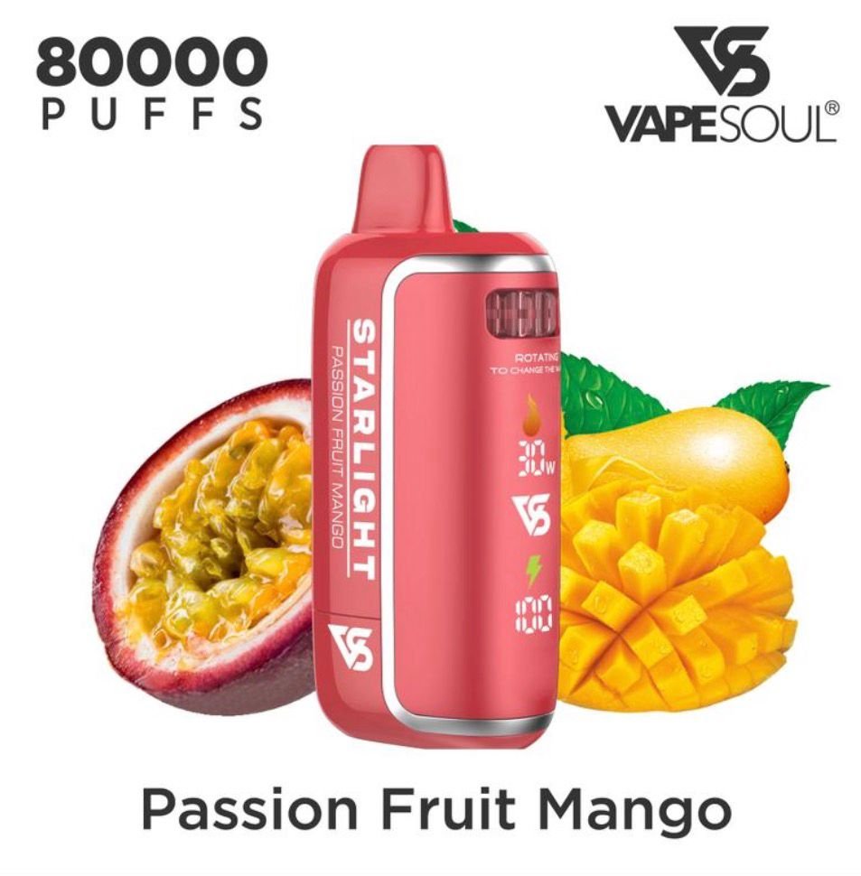 VapeSoul Starlight 80000 Puffs Disposable Vape 20mg | UAE VapeSoul Starlight 80000 Puffs Disposable Vape
