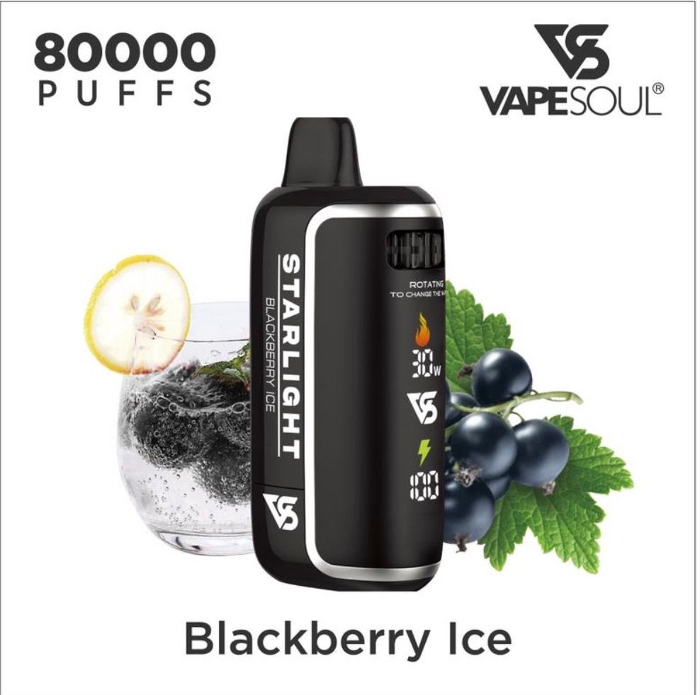 VapeSoul Starlight 80000 Puffs Disposable Vape 20mg | UAE VapeSoul Starlight 80000 Puffs
