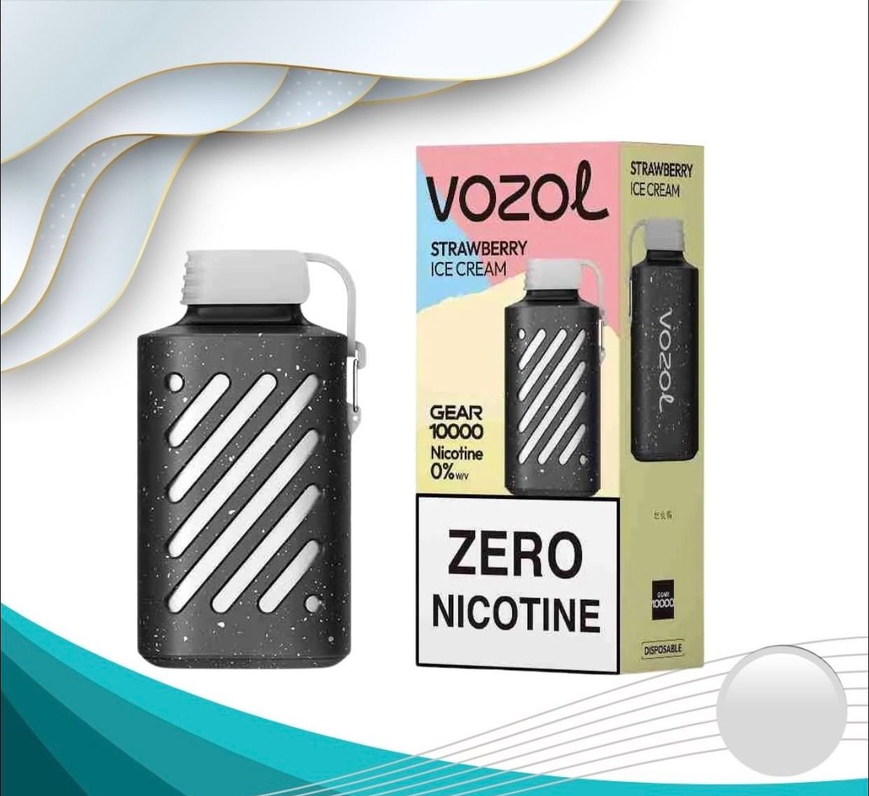 Vozol Gear 10000 Puffs Zero Nicotine Vape - Buy in Dubai Vozol Gear 10000 Puffs Zero Nicotine Vape