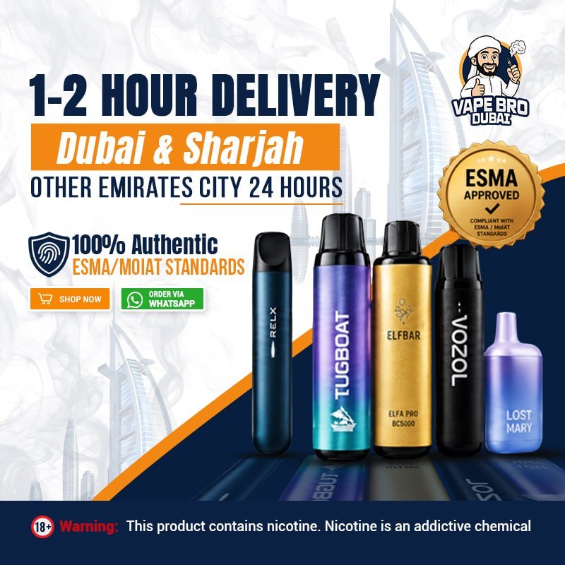 Buy Vape Online in Dubai | 1–2 Hour Delivery