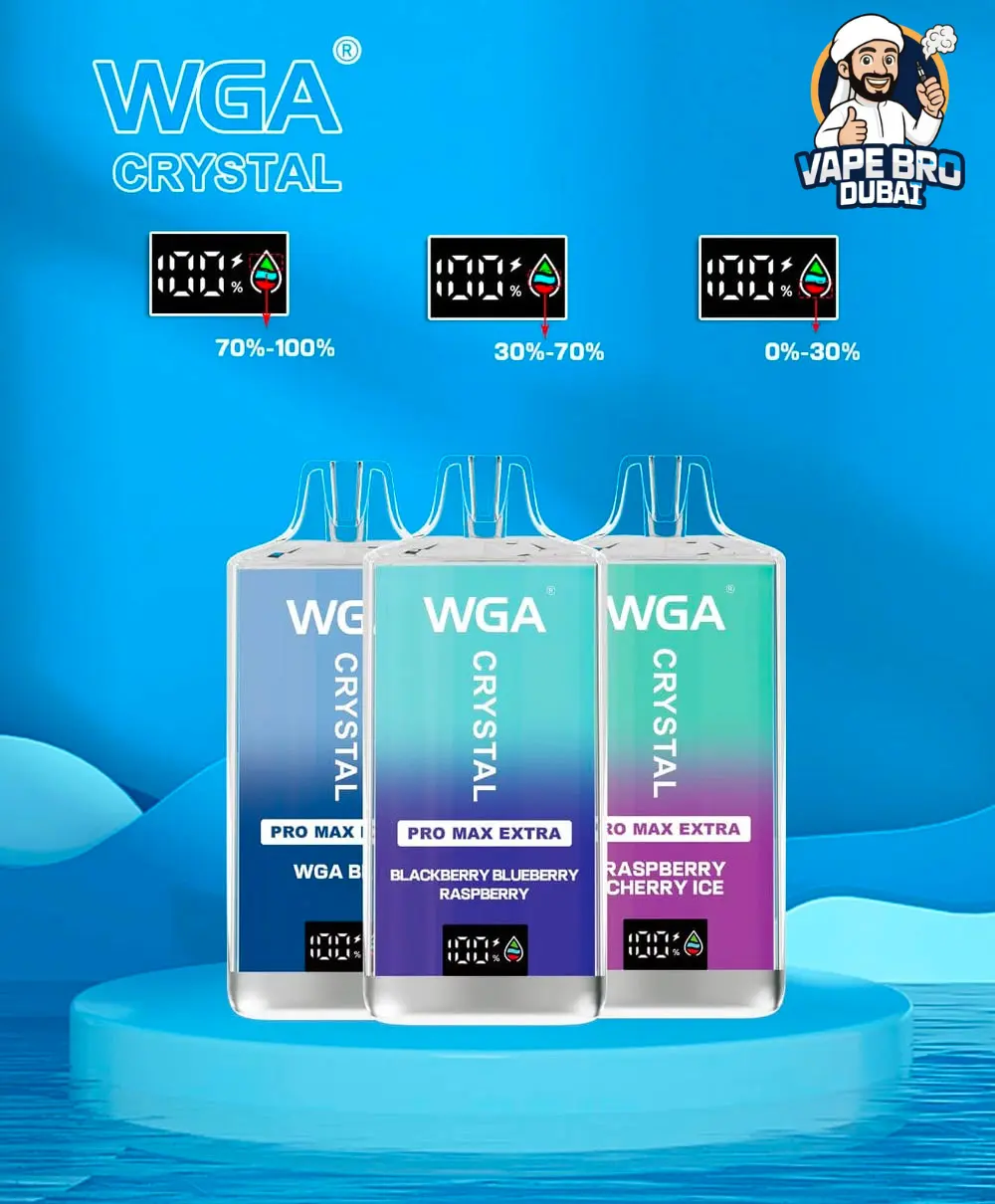 WGA Crystal Pro Max Extra 15000 Puffs Disposable Vape Dubai