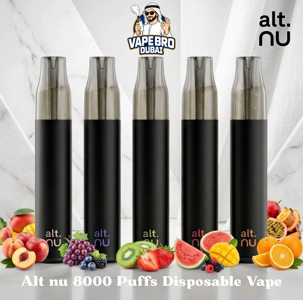 ALT Nu 8000 Puffs Disposable Vape 20mg in Dubai, UAE 13 ALT Nu 8000 Puffs Disposable Vape dubai