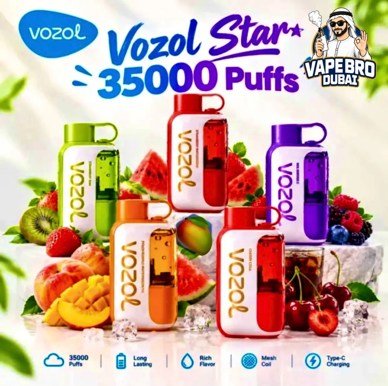 VOZOL STAR 35000 Puffs Disposable Vape in Dubai UAE 10 VOZOL STAR 35000 Puffs Disposable Vape in dubai