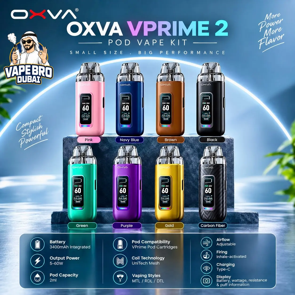 OXVA VPrime 2 Pod Vape Kit in dubai