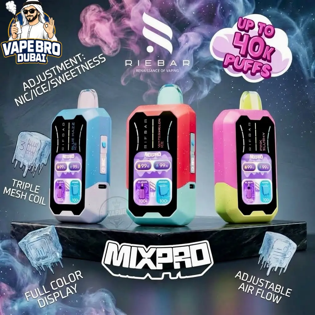 Rifbar Mixpro 40000 puffs Disposable Vape in Dubai