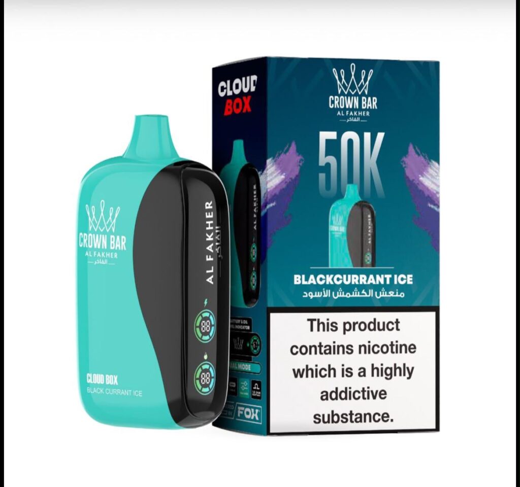 Crown Bar Al Fakher 50000 Puffs Cloud Box Disposable Vape In UAE 13 Crown Bar Al Fakher 50000 Puffs in dubai