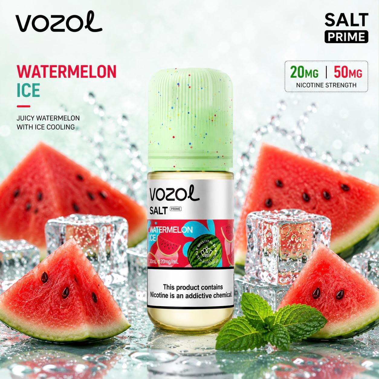 Vozol Salt Prime 30ml Salt Nic Vape Juice Dubai | Buy Now Vozol Salt Prime 30ml Salt Nic Vape in dubai