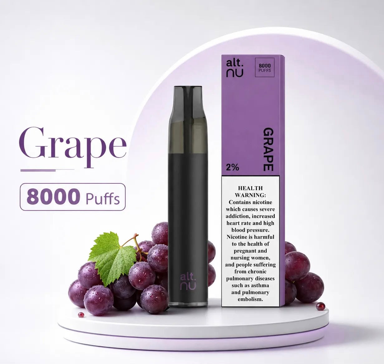 ALT Nu 8000 Puffs Disposable Vape 20mg Dubai | Vapebrodubai ALT Nu 8000 Puffs Disposable Vape dubai