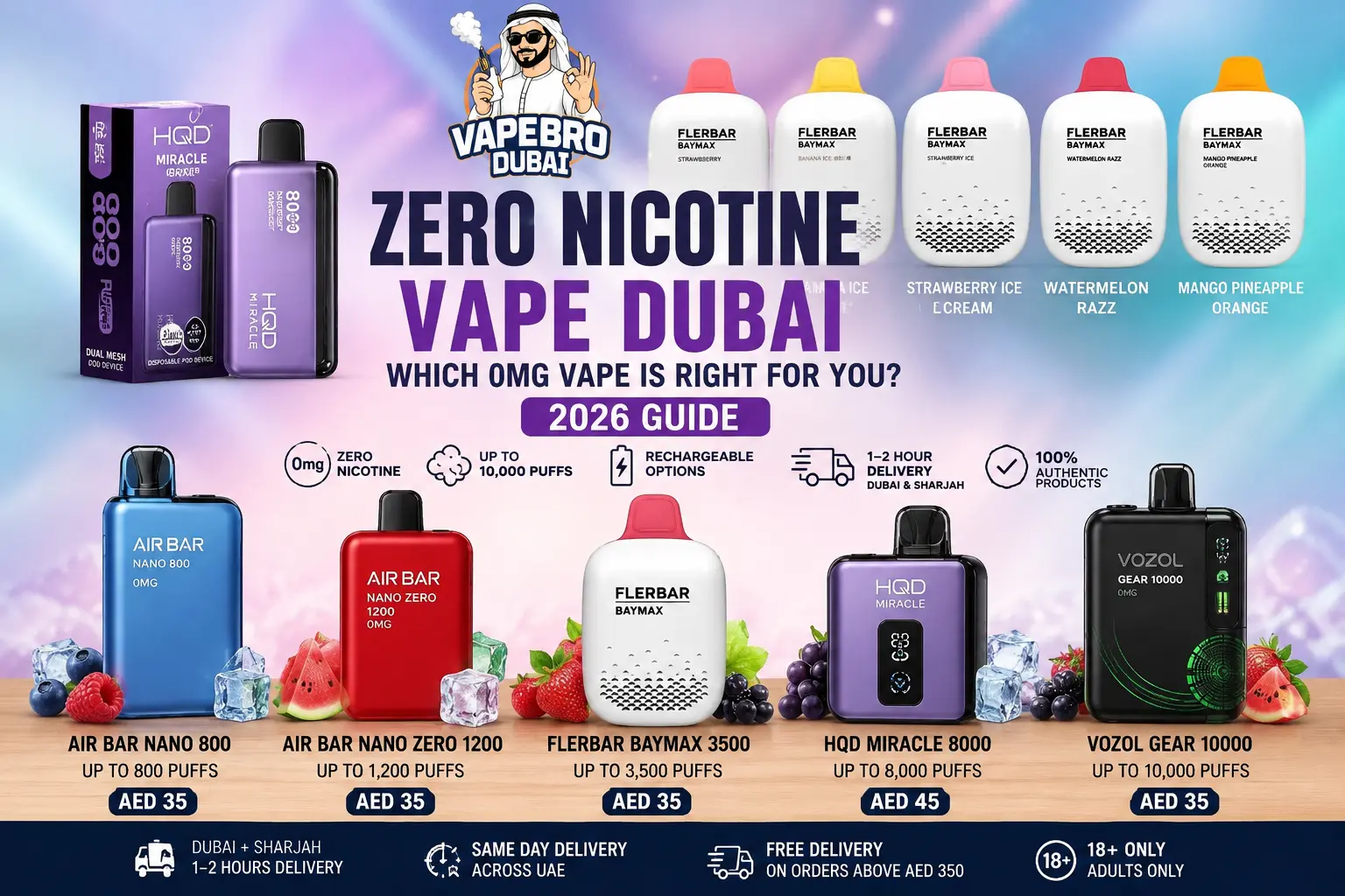 Zero Nicotine Vape Dubai