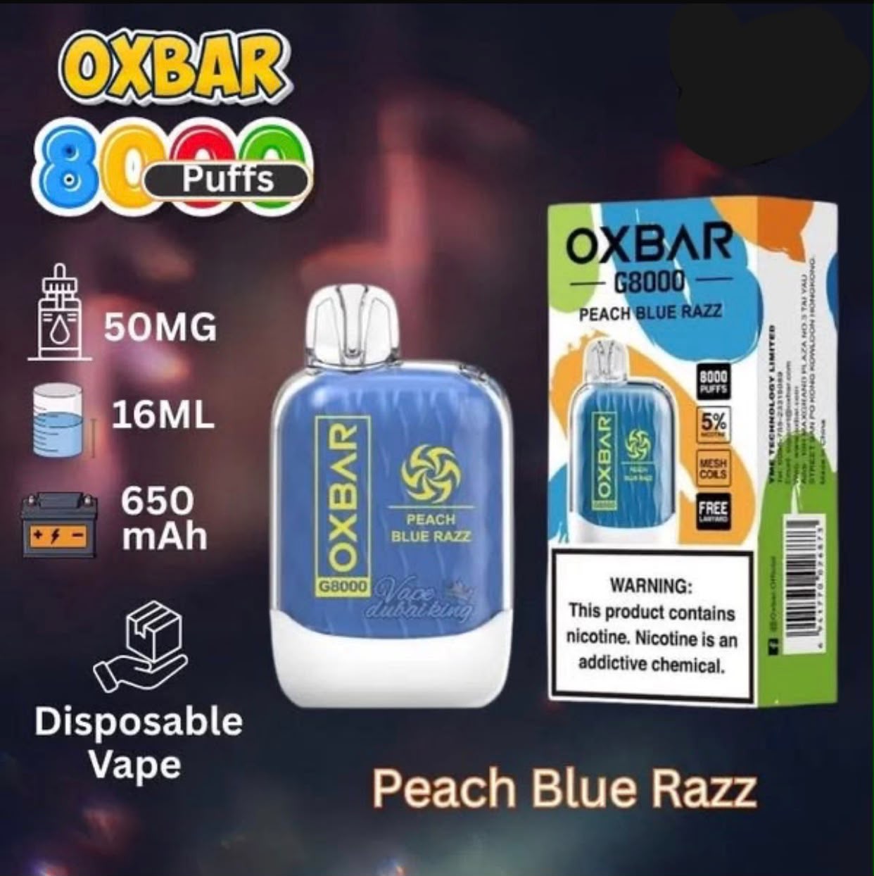OXBAR G8000 Disposable Vape in Dubai | 8000 Puffs, AED 35 oxbar g8000 disposable vape in dubai and UAE